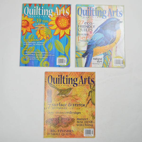 Quilting Arts Magazine, 2008 - Set of 3
