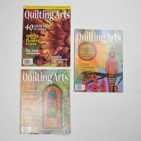 Quilting Arts Magazine, 2007 - Set of 3