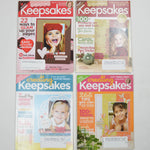 Creating Keepsakes Magazine, 2007-2008 - Set of 4