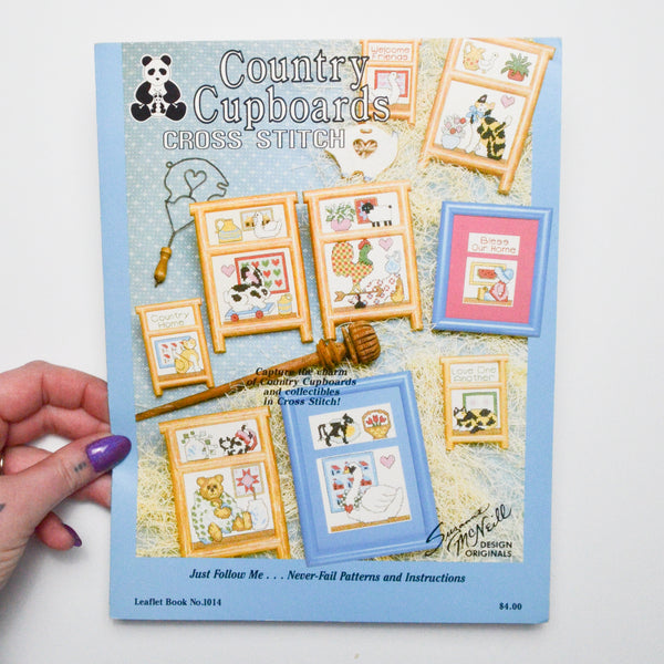 Country Cupboards Cross Stitch Pattern Booklet