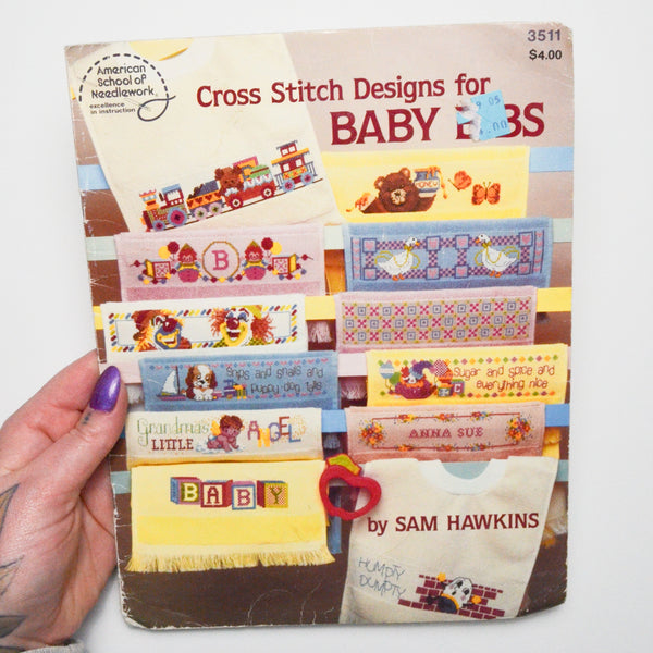 Cross Stitch Designs for Baby Bibs 3511 Cross Stitch Pattern Booklet