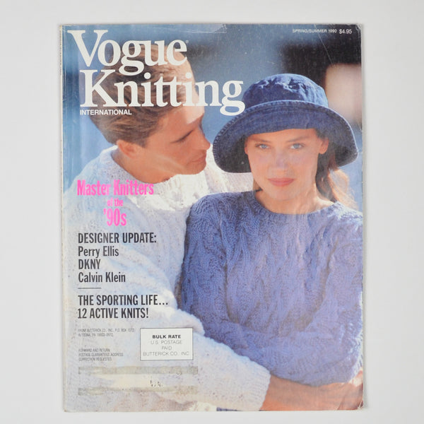 Vogue Knitting International Magazine - Spring/Summer 1990