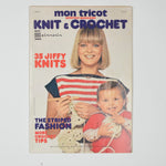 Mon Tricot Knit + Crochet Magazine - July 1976