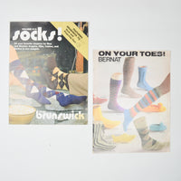Socks Knitting Pattern Booklets - Set of 2