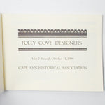 Folly Cove Designers Exhibition Catalogue Reprint