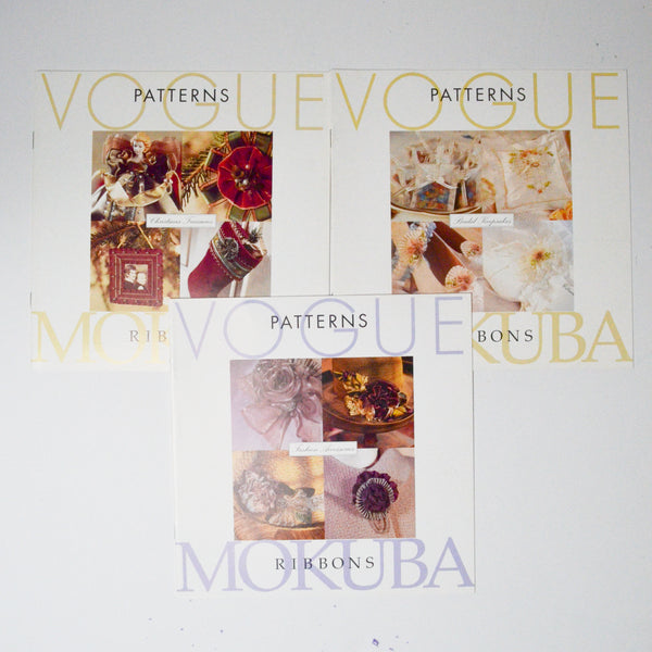 Vogue Patterns Mokuba Ribbons Pattern Booklets - Set of 3