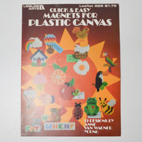 Quick + Easy Magnets for Plastic Canvas Leisure Arts Leaflet #226