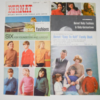 Bernat Knitting Magazines - Set of 4