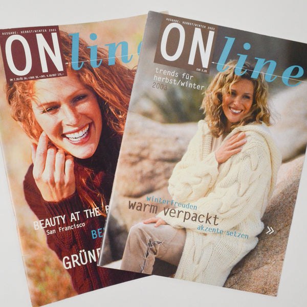 OnLine Knitting Magazines - Set of 2