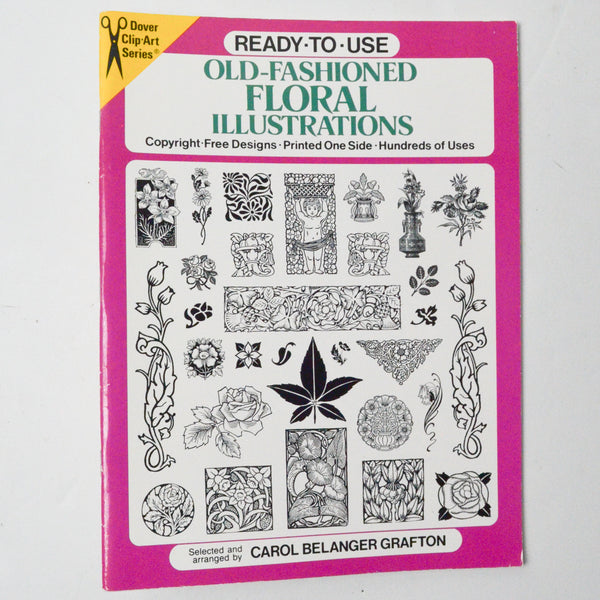 Ready-to-Use Old-Fashioned Floral Illustrations Booklet