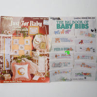 Baby Bibs + Decor Cross Stitch Pattern Booklets - Set of 2