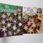 Snowflake Crochet Booklets - Set of 2