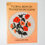 Dover Needlework Series Floral Iron-On Transfer Patterns Booklet