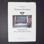 Heirloom Knitting Shetland Lace Print O'the Wave Stole Knitting Pattern