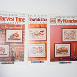 Charles Wysocki Cross Stitch Pattern Booklets - Set of 3