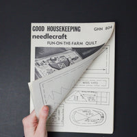 Good Housekeeping Needlecraft Fun on the Farm Quilt Pattern - GHN 804