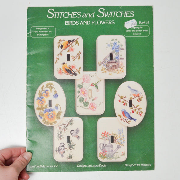 Stitches and Switches Birds + Flowers Cross Stitch Pattern Booklet