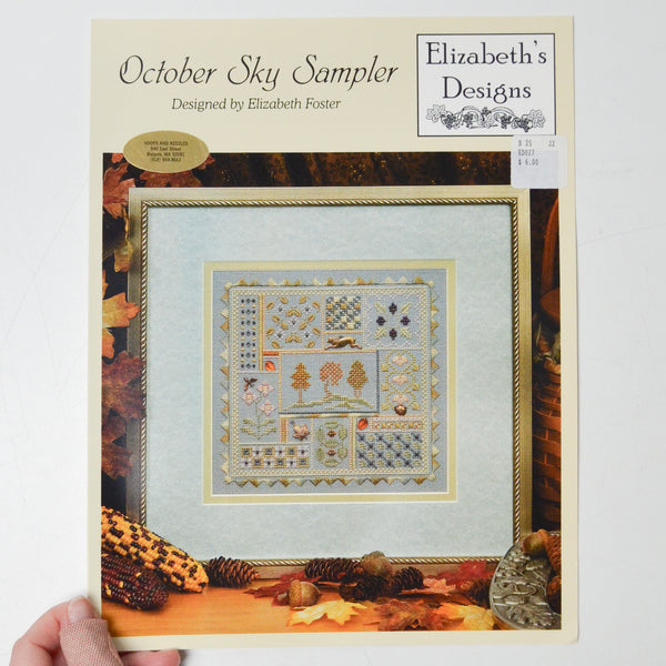 October Sky Sampler Elizabeth's Designs Cross Stitch Pattern Booklet