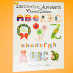 Decorative Alphabets Charted Designs Cross Stitch Pattern Booklet
