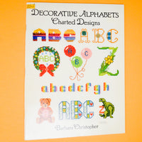 Decorative Alphabets Charted Designs Cross Stitch Pattern Booklet