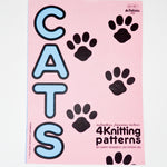 Cats Intarsia Sweater Knitting Pattern Booklet