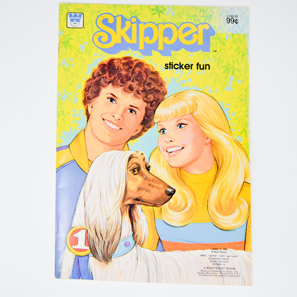 Mattel Skipper Sticker Fun Vintage Booklet