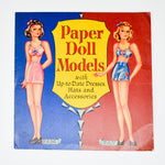 Vintage 1940s Saalfield Paper Doll Models Booklet