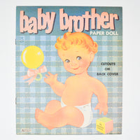 Artcraft Baby Brother Paper Doll Booklet