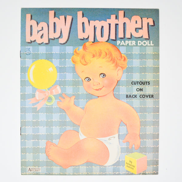 Artcraft Baby Brother Paper Doll Booklet