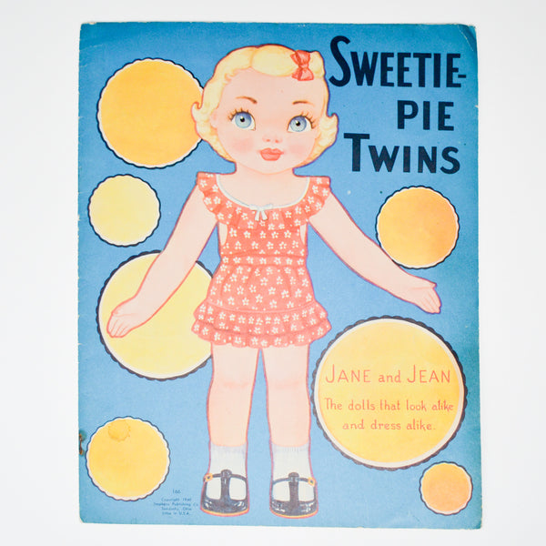 Sweetie-Pie Twins Paper Dolls Booklet