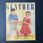 Gunther Vintage German Children's Clothing Sewing Magazine - No. 812