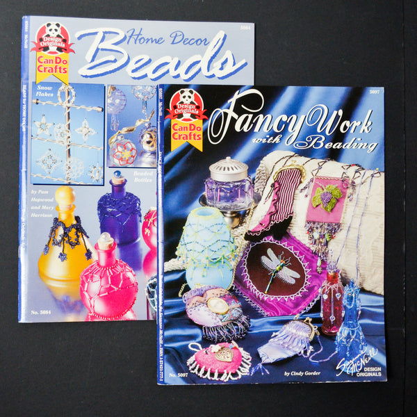 CanDo Crafts Home Decor Beads + Fancy Work with Beading Booklets