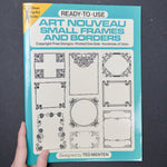 Art Nouveau Small Frames + Borders Booklet