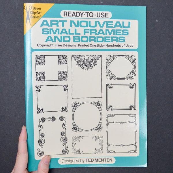 Art Nouveau Small Frames + Borders Booklet