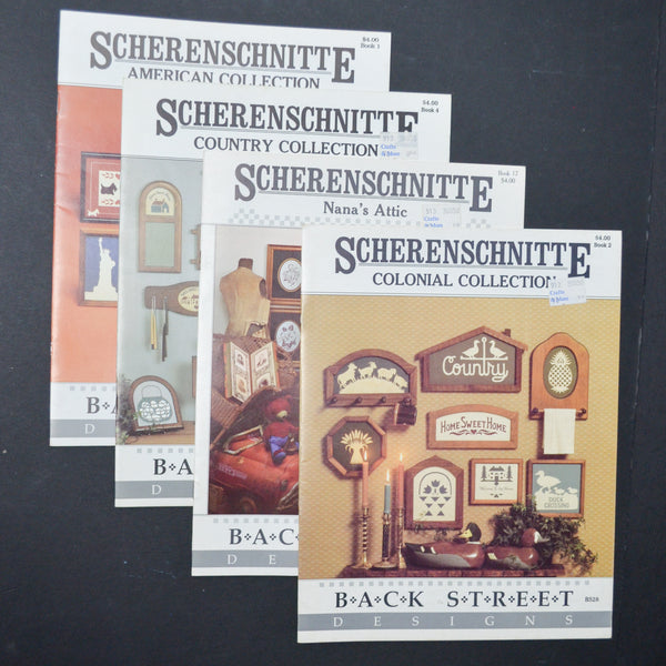 Scherenschnitte Booklets - Set of 4