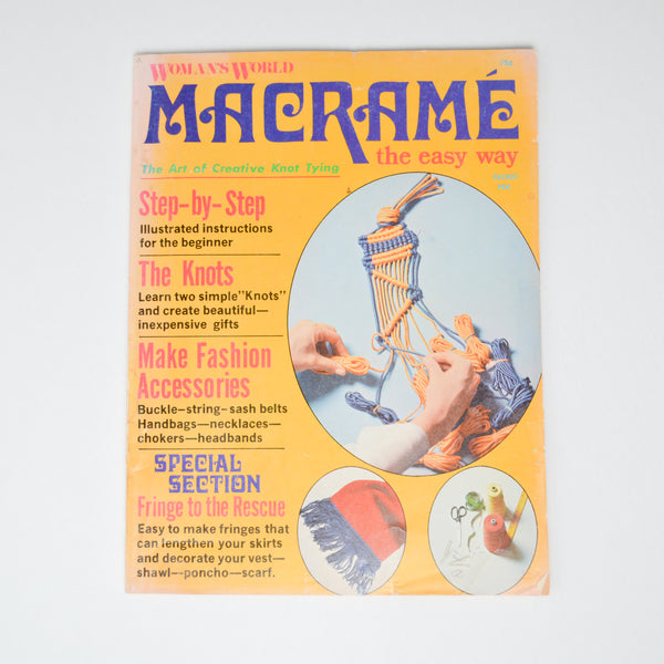 Woman's World Macrame The Easy Way Booklet