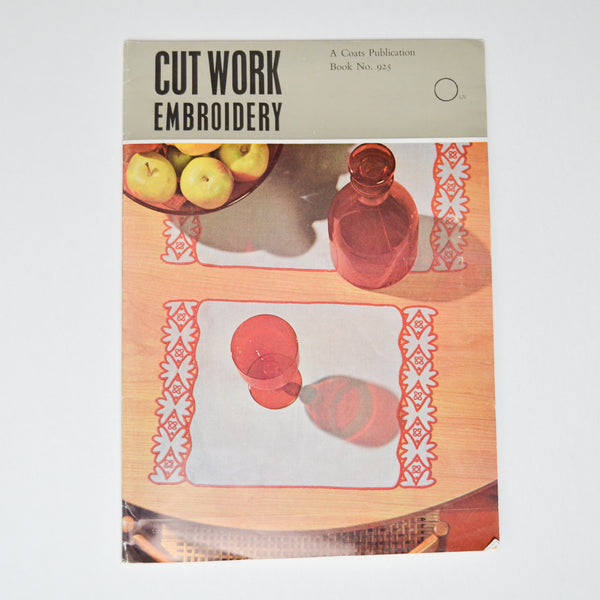 Cut Work Embroidery Booklet with Iron-On Transfer - Book No. 925