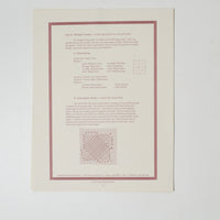Shepherd's Bush Printworks Fair Philomel Sampler Counted Cross Stitch Pattern