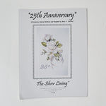 The Silver Lining 25th Anniversary White Rose Counted Cross Stitch Pattern
