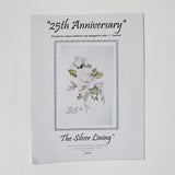 The Silver Lining 25th Anniversary White Rose Counted Cross Stitch Pattern