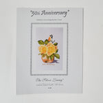 The Silver Lining 50th Anniversary Yellow Roses Counted Cross Stitch Pattern