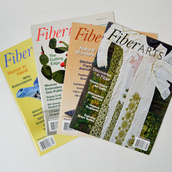 Fiber Arts Magazines - Set of 4