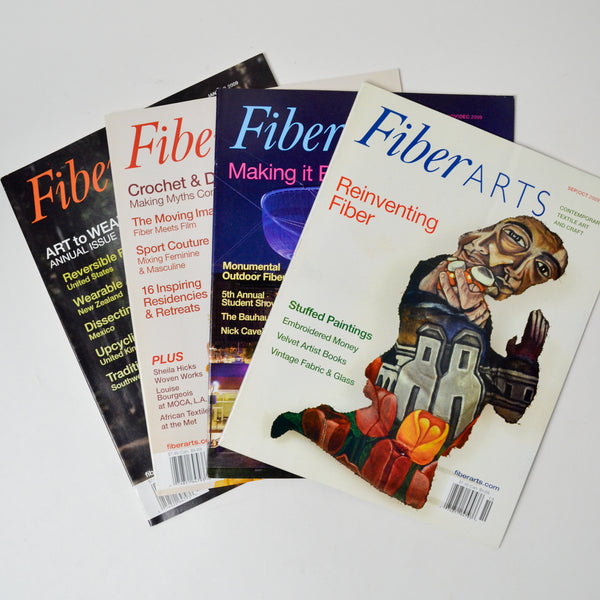 Fiber Arts Magazines - Set of 4