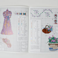 Leisure Arts Paula Vaughan in Miniature Cross Stitch Pattern Booklet