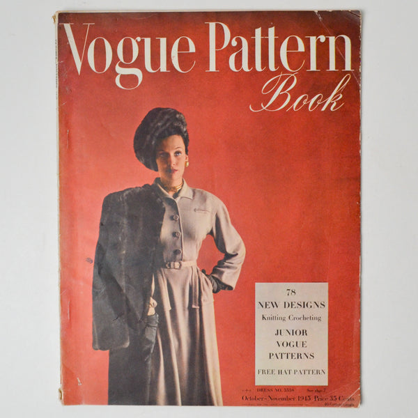 Vogue Pattern Book - October to November 1945
