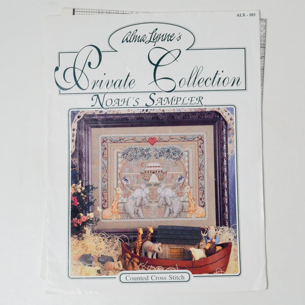 Alma Lynne's Private Collection Noah's Sampler Cross Stitch Pattern Booklet