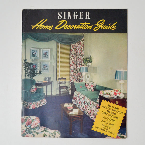 Singer Home Decoration Guide Booklet