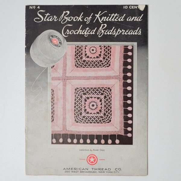 Star Book of Knitted + Crocheted Bedspreads - No. 4