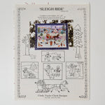 Cindy Taylor Clark Designs Sleigh Ride Applique Wall Hanging Pattern