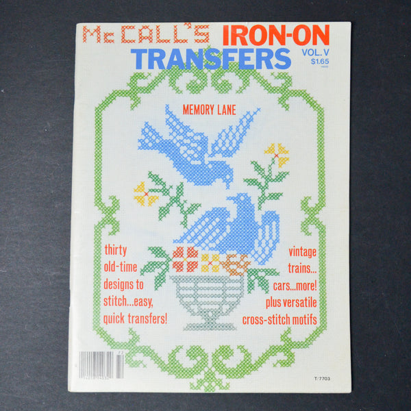 Memory Lane McCall's Iron-On Transfers Booklet - Volume 5